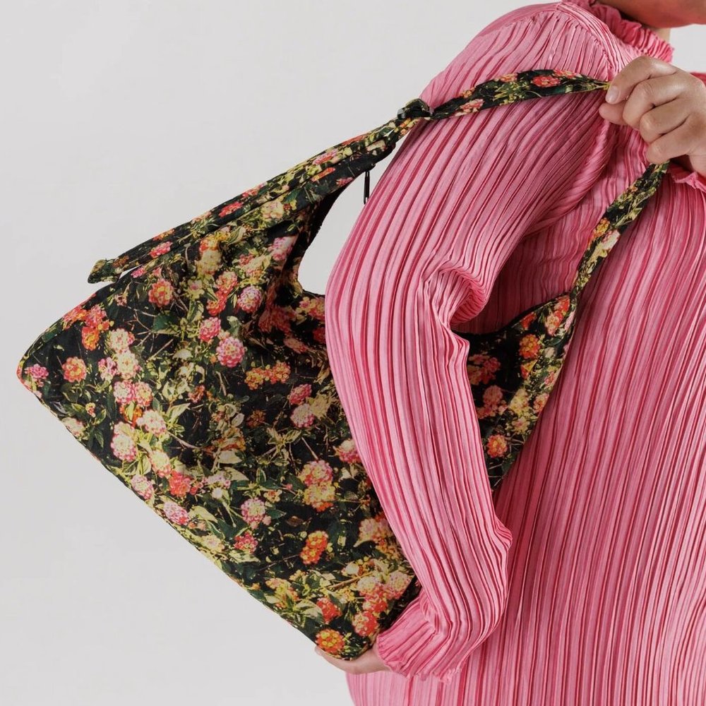 NWT BAGGU Nylon Shoulder Bag - Lantana - Picture 6 of 6